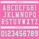 Women's Custom Pink White-Light Gray Mesh Authentic Football Jersey