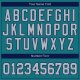 Men's Custom Aqua Gray-Navy Authentic Baseball Jersey
