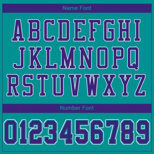 Preschool Custom Aqua Purple-White Mesh Authentic Football Jersey