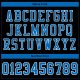 Preschool Custom Black Panther Blue-White Mesh Authentic Football Jersey