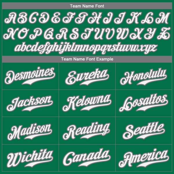 Women's Custom Kelly Green White-Gray Authentic St. Patrick's Day Baseball Jersey