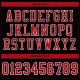 Preschool Custom Black Red-White Mesh Authentic Football Jersey