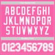 Kid's Custom Pink White Authentic Baseball Jersey